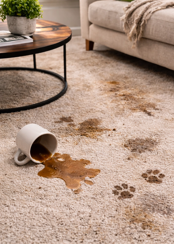 Carpet Before Cleaning