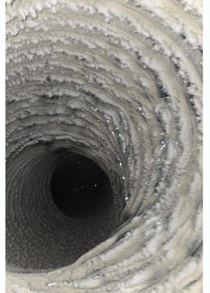 Dryer Vent Before Cleaning